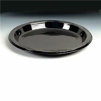 6&quot; BLACK PLATE PLASTIC, 8/125ct. 1/22