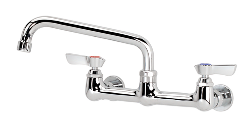 Commercial Series
Faucet, splash mount, 8&#39;
centers, 8&#39; swing spout, low
lead compliant, 6/23