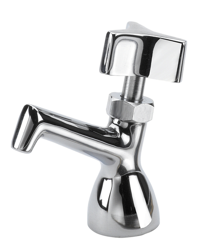 Dipperwell Faucet,
deck-mounted, 1/2&#39; NPS Inlet,
with knob-type valve,
chrome-plated brass finish,
low lead compliant, 11/21