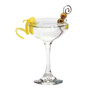 Cocktail Glass, 8-1/2 oz., 
coupe, Safedge rim &amp; foot 
guarantee, Perception (H6&quot;; 
T3-3/4&quot;; B3&quot;; D4-1/8&quot;), 
1/DOZ, 