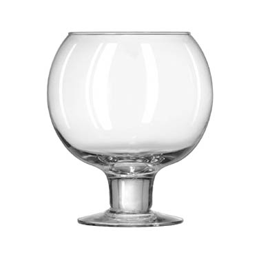 Super Globe Glass, 51 oz., 
hand blown, glass (H 7-1/8&quot;; T 
4-1/2&quot;; B 4&quot;; D 6-1/4&quot;) (6 
each per case)