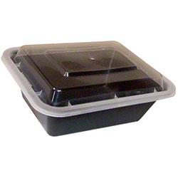 5X4X1.5 BLACK BASE COMBO
MICRO CLEAR TOP, TAKE OUT 
CONTAINER, 150/ct.
