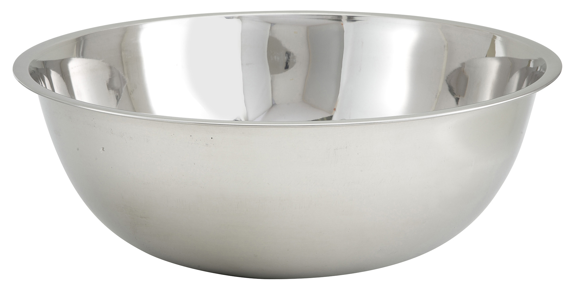 30 QT Mixing Bowl, 
21-5/8&quot;O.D., stainless steel, 
each