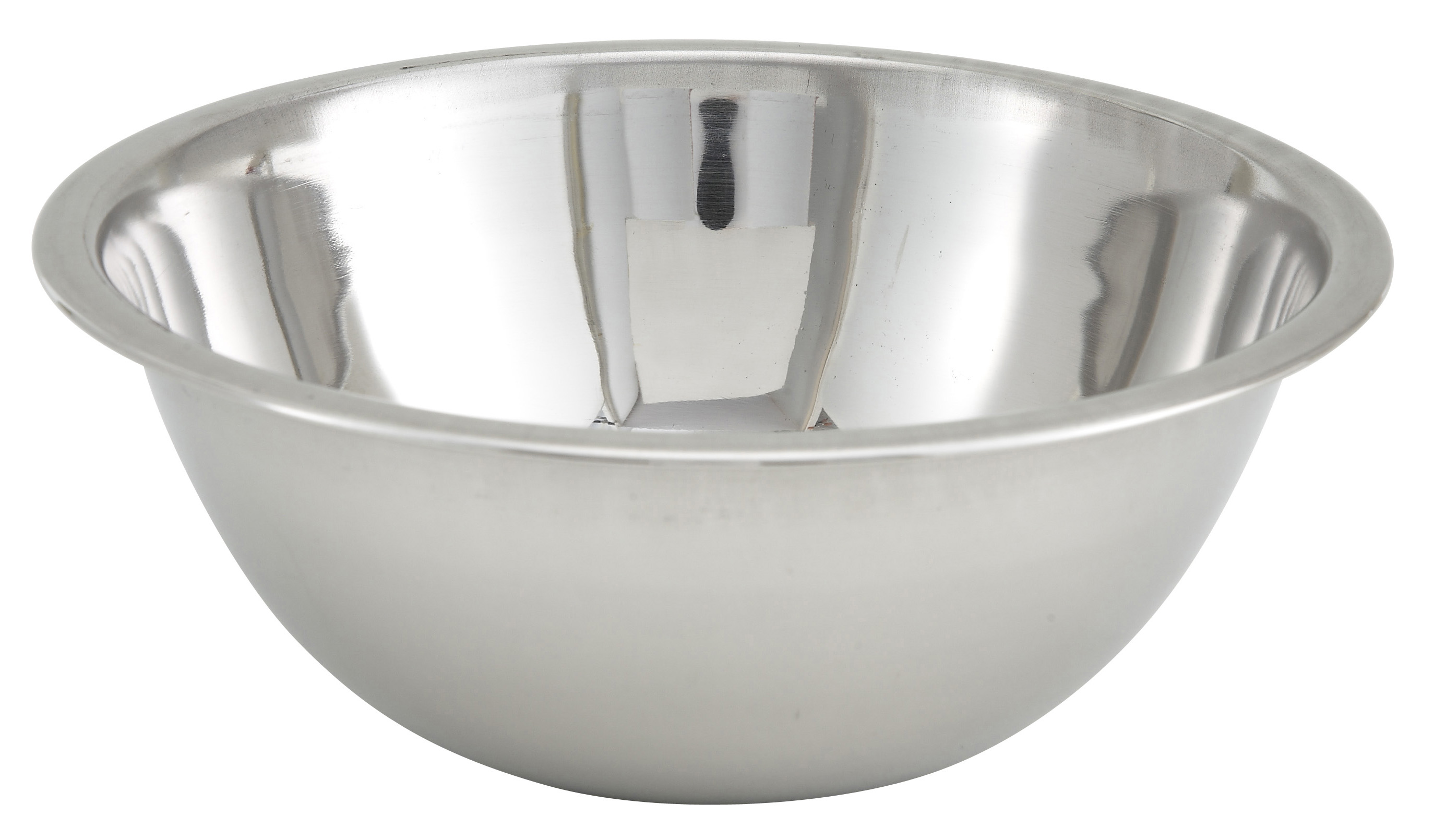 4 QT ECONOMY MIXING BOWL,  10-5/8&quot; X 3-1/2&quot;, STAINLESS