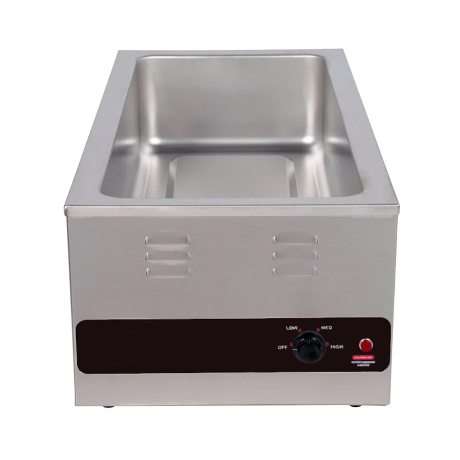 FULL SIZE WARMER, 20&quot;x12&quot;x6&quot;  DEEP PAN, STAINLESS STEEL, 
