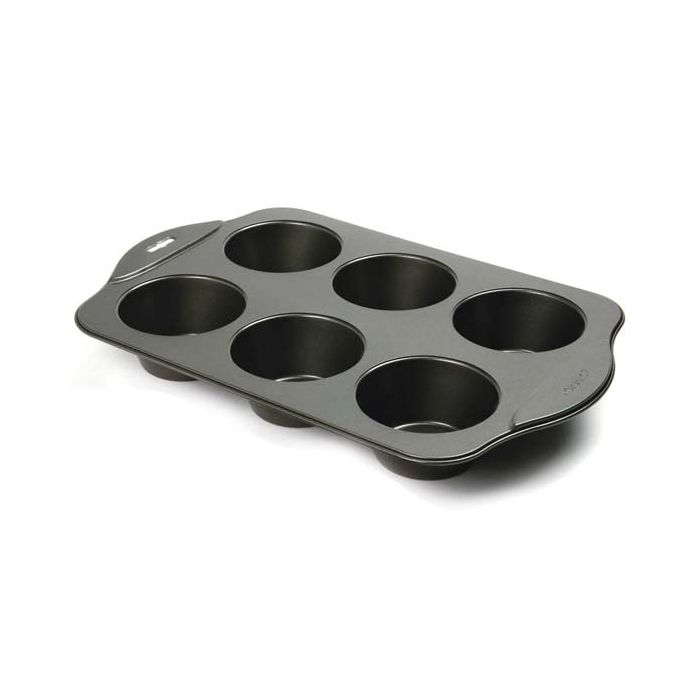 6 GIANT HOLE MUFFIN PAN, NON STICK, EACH 10/21