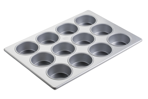 Jumbo Muffin Pan, holds (12)  3-1/2&quot; Dia. large muffins 