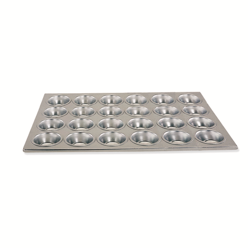 Muffin Pan, 24 cup, 20-1/2&quot; x 14&quot; x 1&quot;, capacity