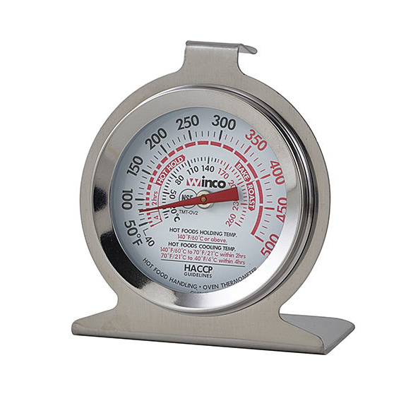 OVEN THERMOMETER 50-500 WITH 2&quot; DIAL, EACH , 