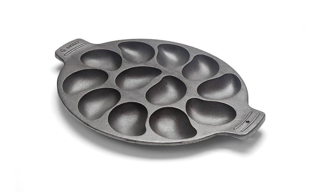 Oyster Grill Pan (12 Oysters)  Cast Iron Each