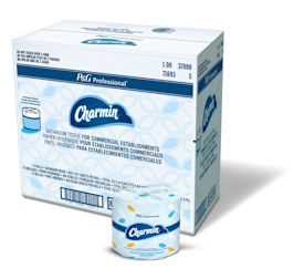 Professional CHARMIN TOILET 
TISSUE, INDIVIDUALLY WRAPPED,
75 ROLLS/450 SHEETS