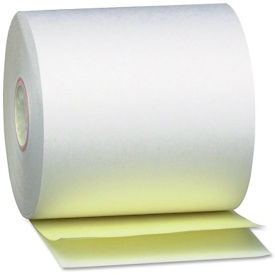 2-PLY Carbonless Rolls, 3&quot;x 
100&#39;, White-Canary, 7/16&quot; ID 
Core, 50rl/cs