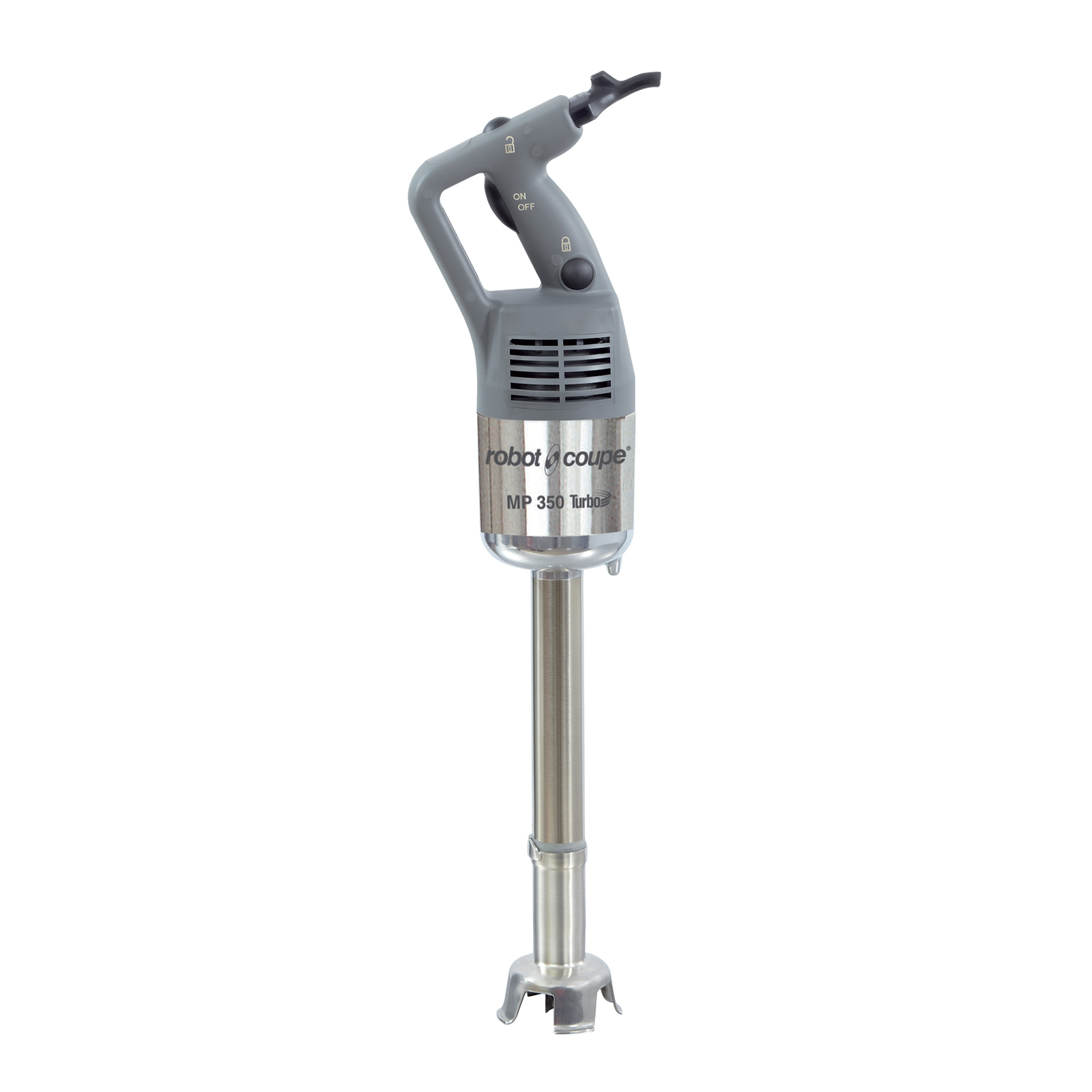 Commercial Power Mixer, hand
held, 14&#39; s/s shaft,
removable s/s foot &amp; knife,
ergonomically shaped handle,
120V, 60 HZ, 5.0 amps, 1ph,
550 watt, single speed,
10,000 RPM