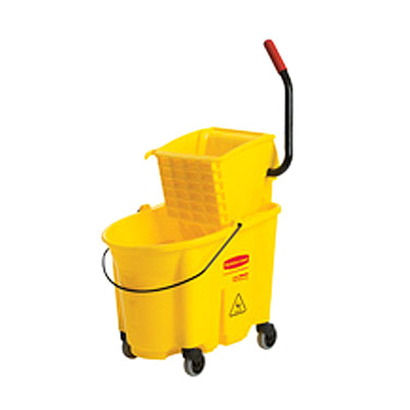 YELLOW 35qt WaveBrake
Mopping Combo Pack, 7570 mop
bucket; 6127-01 side pres
wringer, non-marking casters,
YELLOW, EACH
