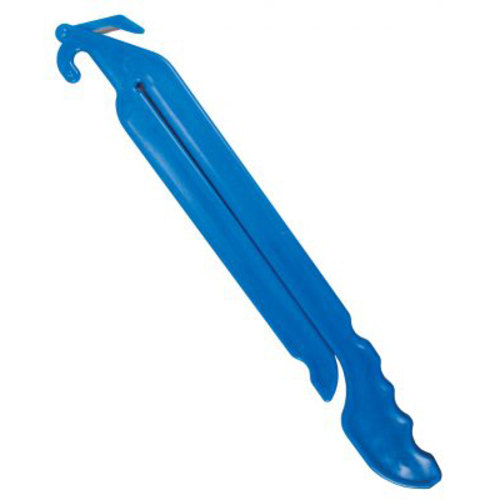 Bag Boa Cutter &amp; Squeegee, 
7-1/2&quot; long squeegee, safety 
blade, ergonomic, 
ambidextrous, with hanging 
hook, dishwasher safe, 
polypropylene, blue, NSF, 
retail ready box, each, 11/21
