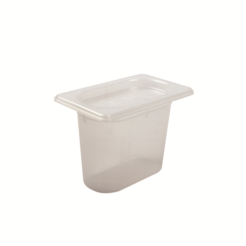 ModPan Food Pan, 1/9 size, 1 qt., 5-1/8&#39; deep, with lid,