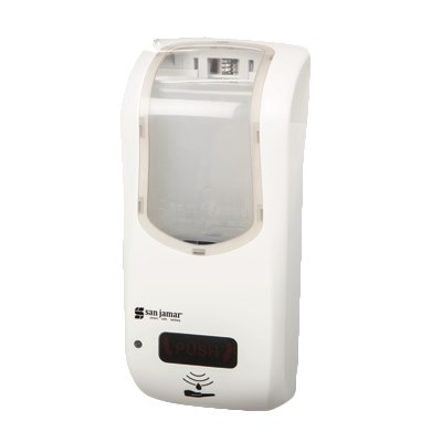 Summit Rely Hybrid Soap  Dispenser, 5-1/2&quot;W x 4&quot;D x 