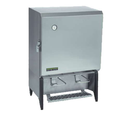 Majestic Series Milk
Dispenser, refrigerated,
double spring-loaded valve, 12
gallon capacity, (accommodates
3, 5, or 6 gallon bags),
includes (2) platforms, (2)
crates, stainless steel
interior &amp; exterior with
galvanized bottom,
bottom-mounted self-contained
refrigeration, 134A, 1/10 HP,
120v/60/1-ph, 1.4 amps, cord &amp;
NEMA 5-15P, cETLus,
ETL-Sanitation

FREIGHT CHARGE INCLUDED