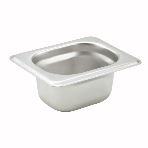 Steam Table Pan, 1/18 size, 2&#39; deep, 22 ga.