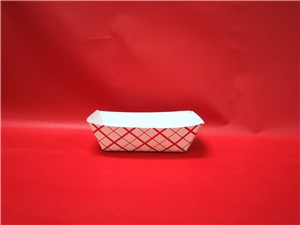 2lb.PAPER FOOD TRAY, RED
CHECK, 4/250ct. 