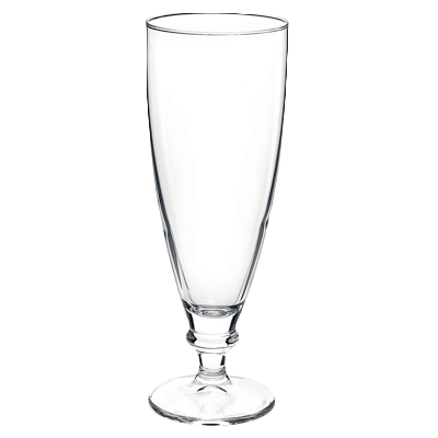 Beer Pilsner Glass, 13 oz.,
2-3/4&quot; x 7&quot;, footed,
Bormioli, Harmonia, 6/each,
12/20