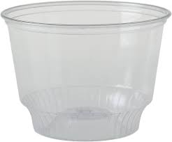 8oz. CLEAR PLASTIC SUNDAE CUP, 20/50ct, 11/21