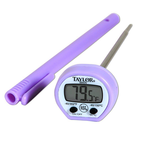 ALLERGEN DIGITAL THERMOMETER
S/S PROBE -40 TO 302F, EACH,