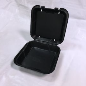 9X9 FOAM 1-COMPT VENTED TRAY,  2/100ct.,  