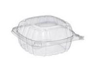 5 X 5 CLEAR HINGED TAKE OUT 
TRAY, 500/ct., 9/23