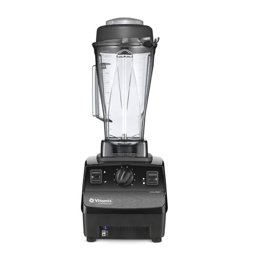 Vita-Prep Commercial
Food Blender, variable speed,
64 oz. (2 liter) high-impact,
clear container w/wet blade,
black base, 54 page recipe
and technique guide, 2 peak
HP, 120V, 50/60 Hz, 11.5
amps, cUL listed, NSF
certified, 62827, 2/23