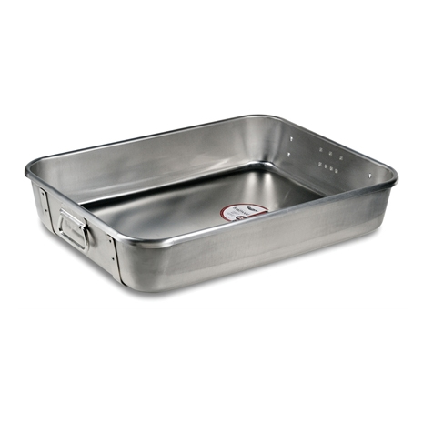 Roasting Pan Top with Straps, 29 quarts, 20 oz., Aluminum,