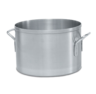 34 quart, Classic Select Sauce
Pot, 3004 Heavy Duty
Aluminum, 2 ga., natural
finish, welded aluminum
handles, double-thick top &amp;
bottom, 16&quot; inside dia.,
10-1/8&quot; inside depth, NSF,
Made in USA, Jacob&#39;s Pride
Collection, Limited Lifetime
Warranty, each