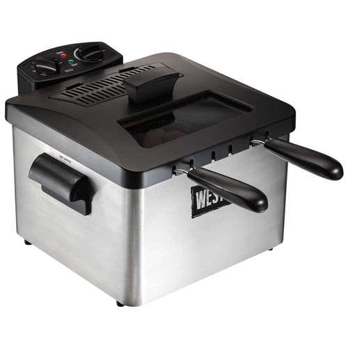 15 cup oil capacity electric fryer includes 3 baskets, UL