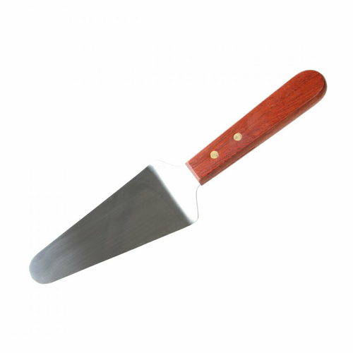 Pie Server, 6&quot; x 2&quot;, s/s, w/wood handle, each 