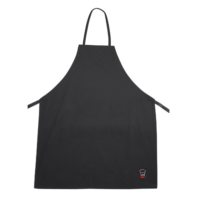 Bib Apron, 33&quot;L x 26&quot;W,  full-length, without pockets, 