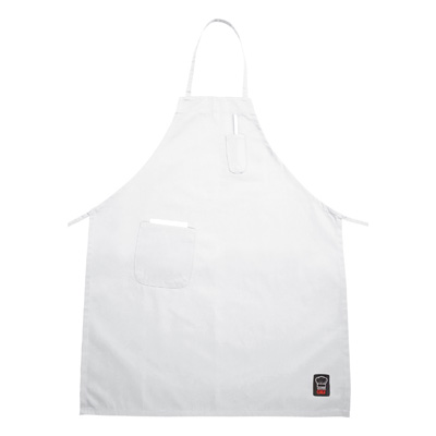 Bib Apron, 33&quot; x 28-1/2&quot;, 2 patch pocket &amp; 1