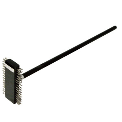 Wire Brush, 30&quot;, s/s bristles  black, each