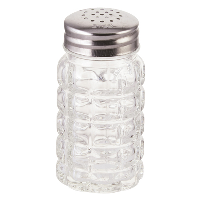 2 OZ CLASSIC S&amp;P SHAKER WITH FLAT STAINLESS STEEL TOP, 