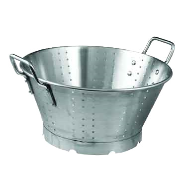 11 QT STAINLESS STEEL COLANDER, EACH