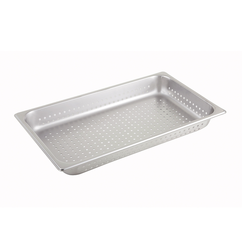 Perforated, full size, 2-1/2&quot; 
deep, Steam Table 
Pan,anti-jam, 25 gauge, 18/8 
stainless steel, NSF  11/22