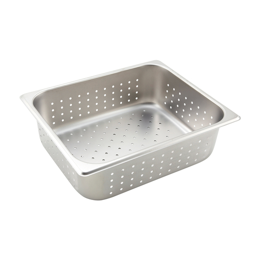 1/2 SIZE, 4&quot; DEEP, PERFORATED
STEAMTABLE PAN, EACH,  11/21