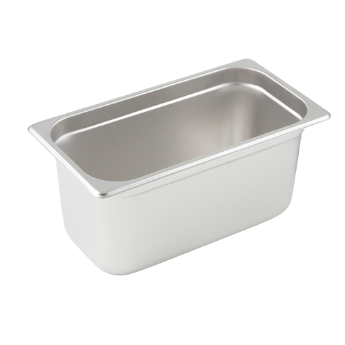 1/3 size, 6&quot; deep Steam Table
Pan, anti-jamming, 25 ga. (0.6
mm) stainless steel, NSF, 
each, 11/21