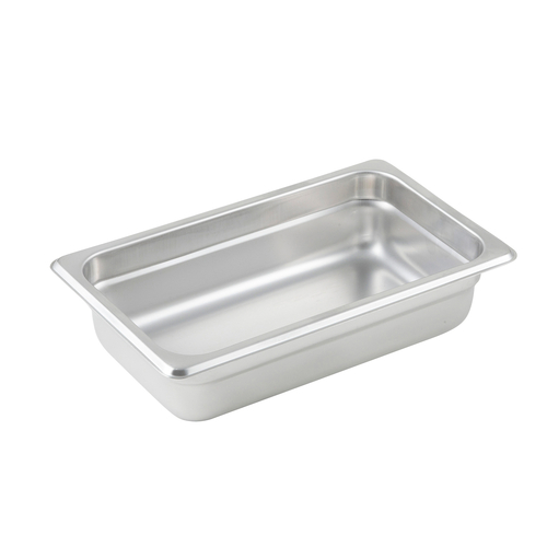 1/4 size, 2-1/2&quot; deep, 
anti-jam, Steam Table Pan,  25 
gauge, 18/8 stainless steel, 
NSF EACH,   11/22