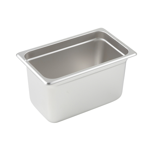 1/4 size, 6&quot; deep, Steam Table 
Pan, anti-jam, 25 gauge, 18/8 
stainless steel, NSF EACH,   
11/22