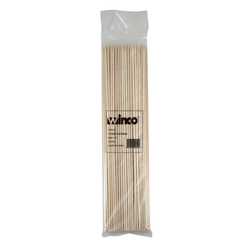12&quot; BAMBOO WOOD SKEWERS, 
100/PACK