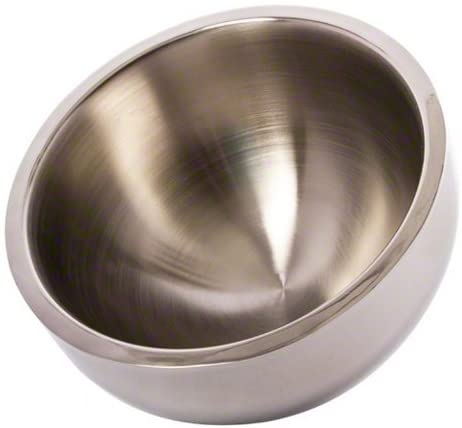 Bowl, 108 oz., angled, two  bottom indentions, double 