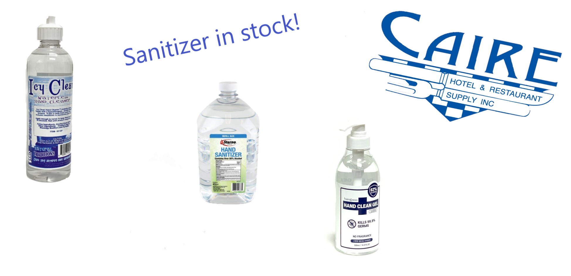 Sanitizer in Stock